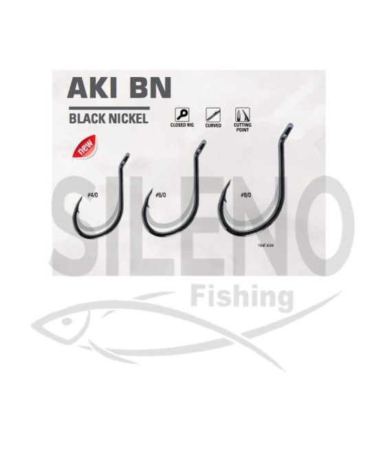 Amo Serie 382 BN Tuna - Black Nickel 8/0