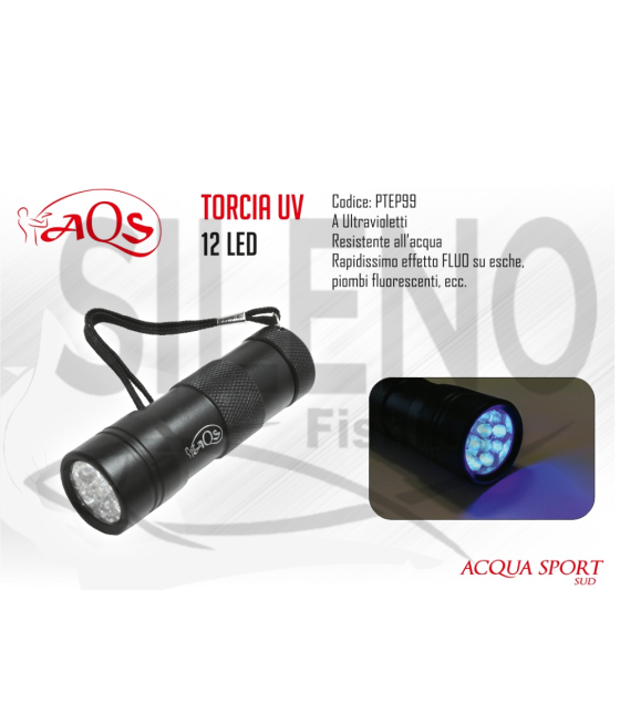 Torcia UV 12 Led AQS